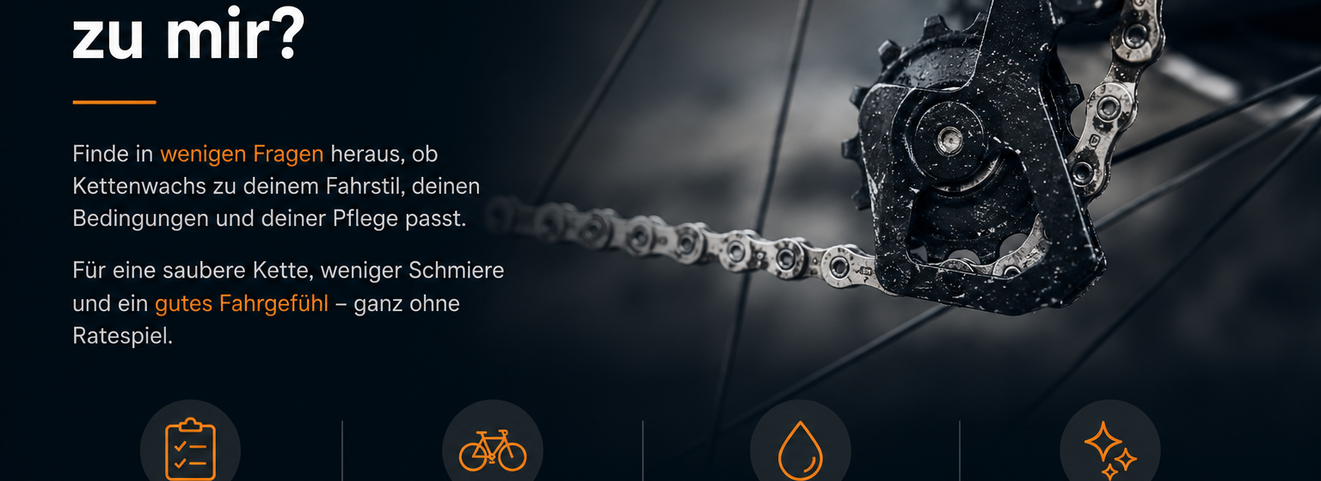 Passt Kettenwachs zu mir? Der Rydace Self-Check